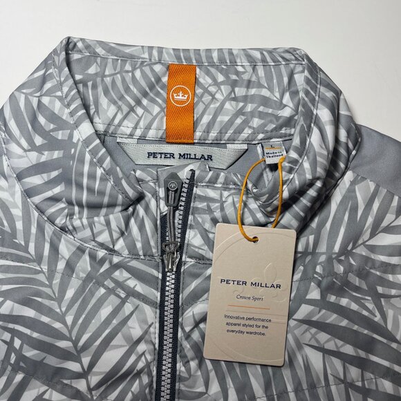 Peter Millar Fuse Elite Hybrid Golf Vest Gale Gray Men's Large - Picture 3 of 11